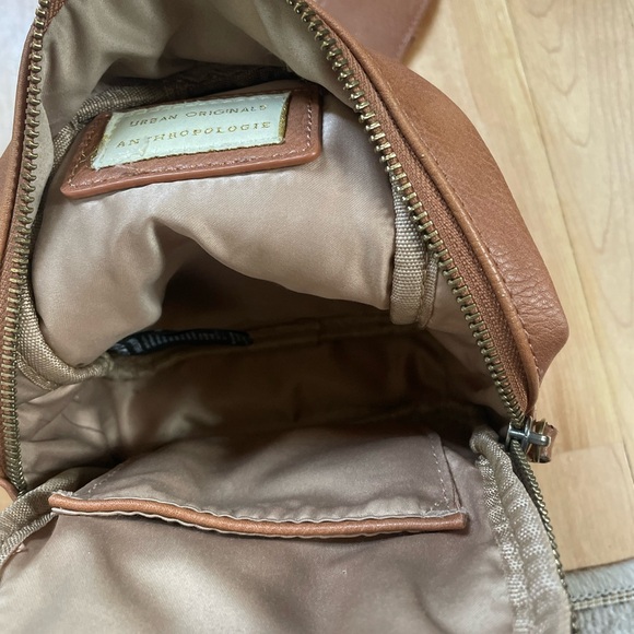 Anthropology Brown small Crossbody Bag with strap - Picture 8 of 11